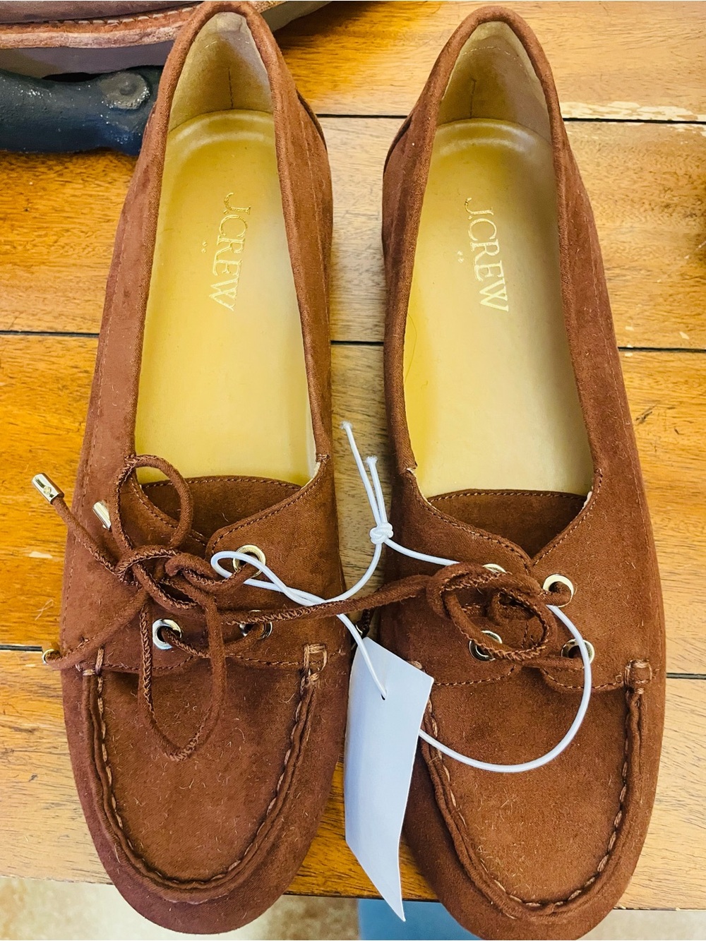 J.Crew Women’s Brown Suede Moccasin Loafers NWT
